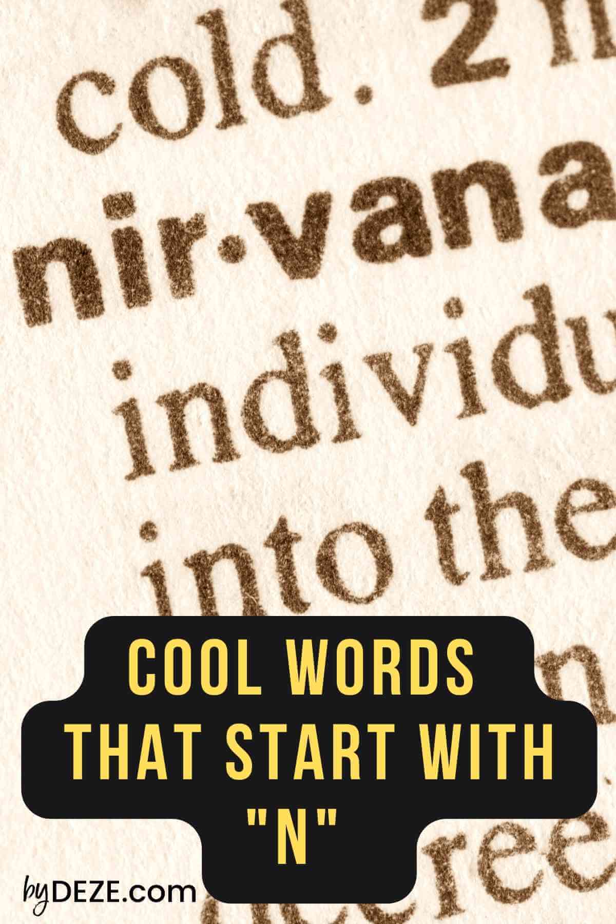 cool words that start with N