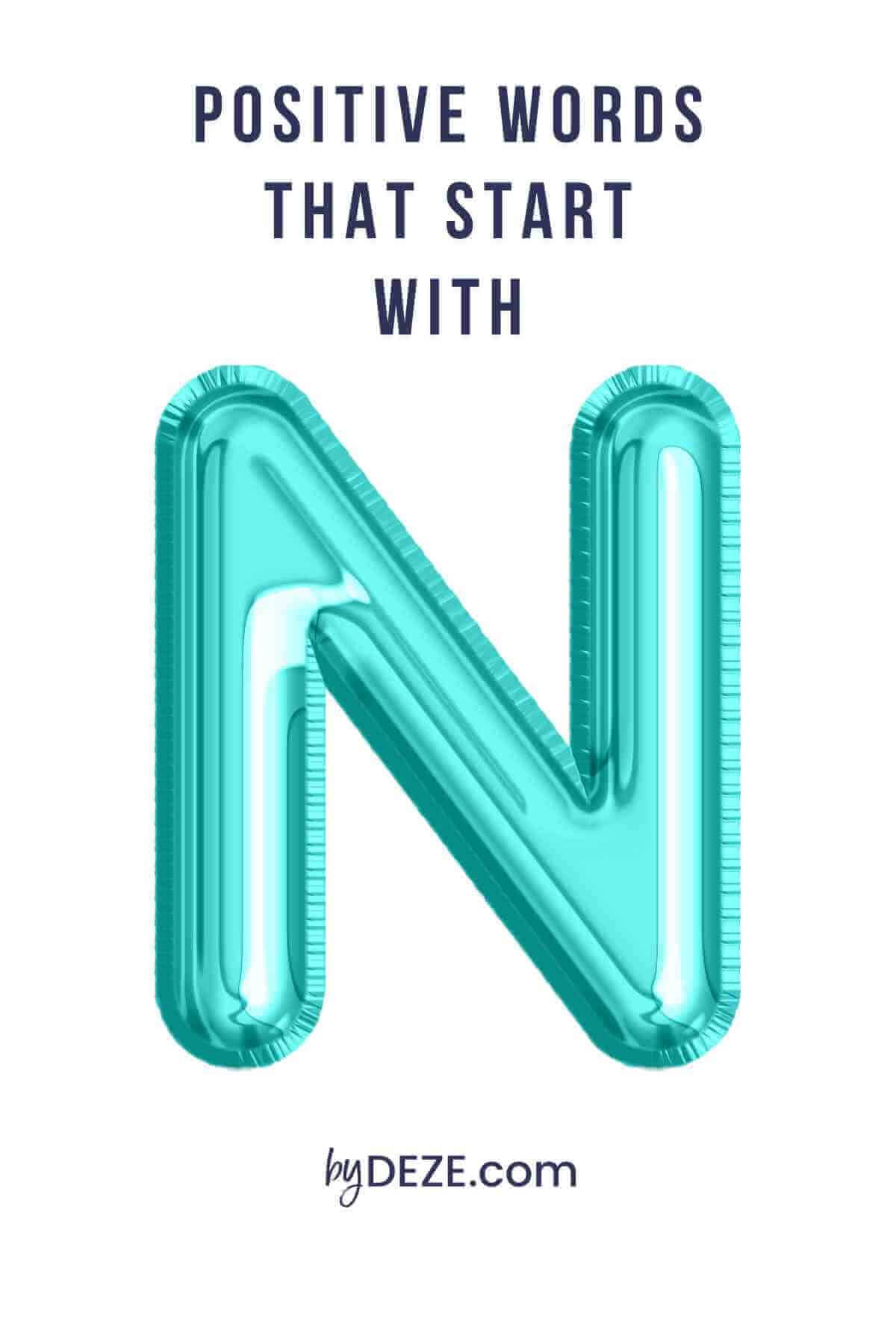 list of positive words that start with N