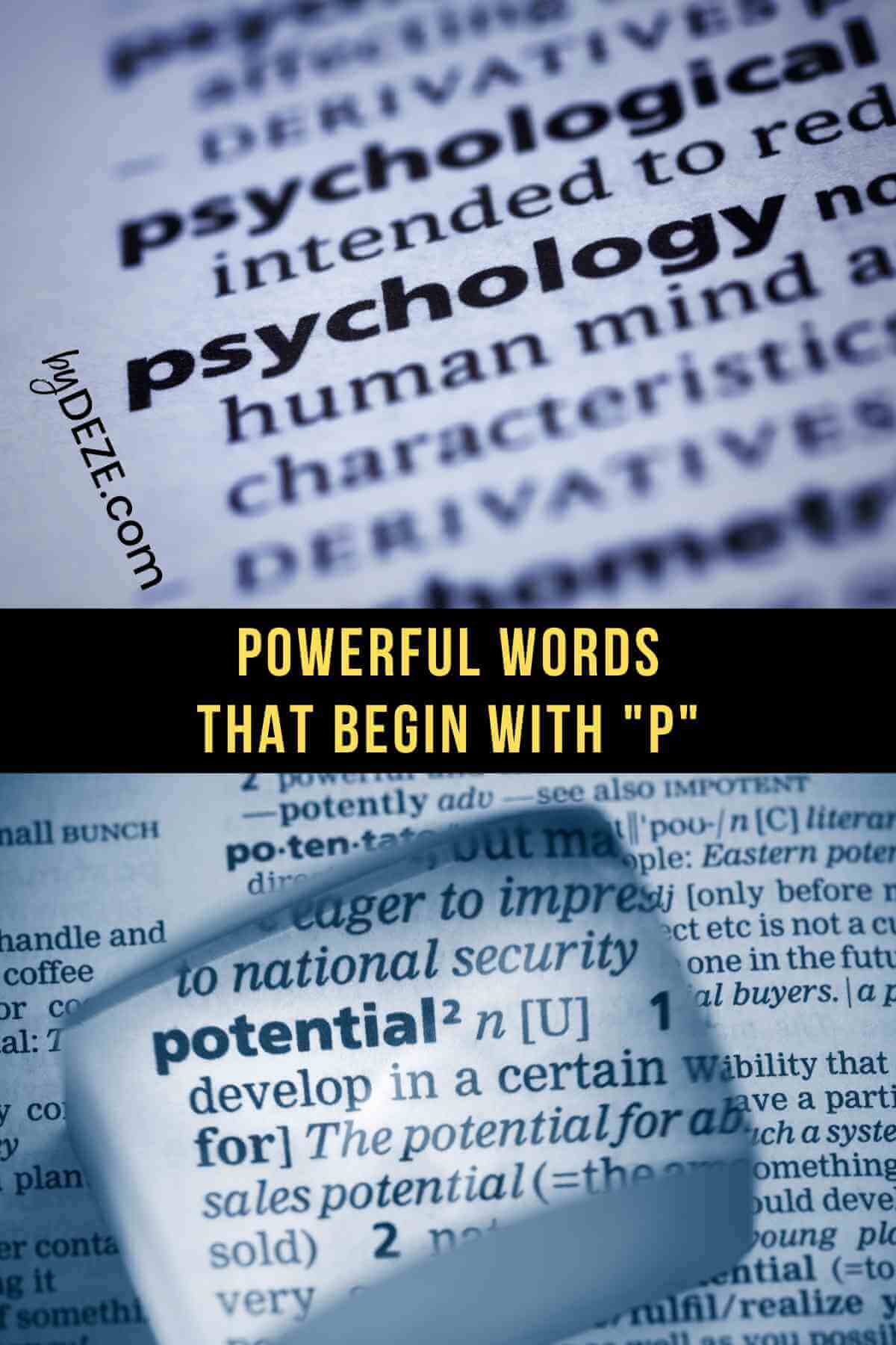 powerful p words