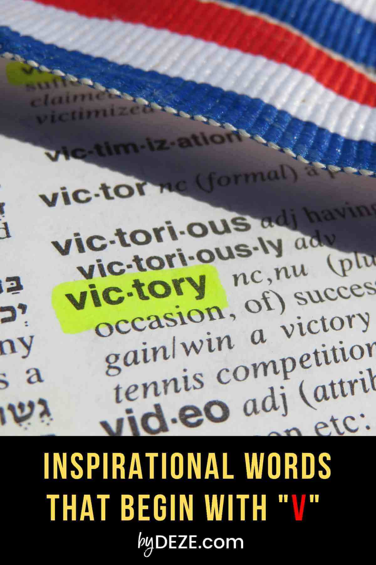 inspirational v words