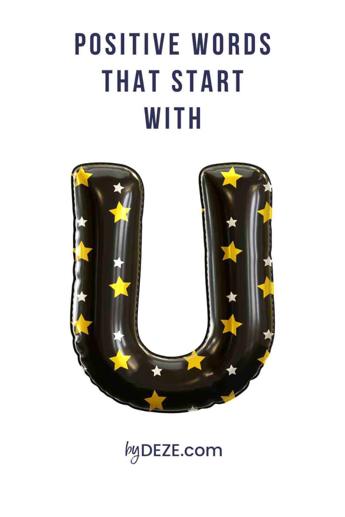 positive words that start with U