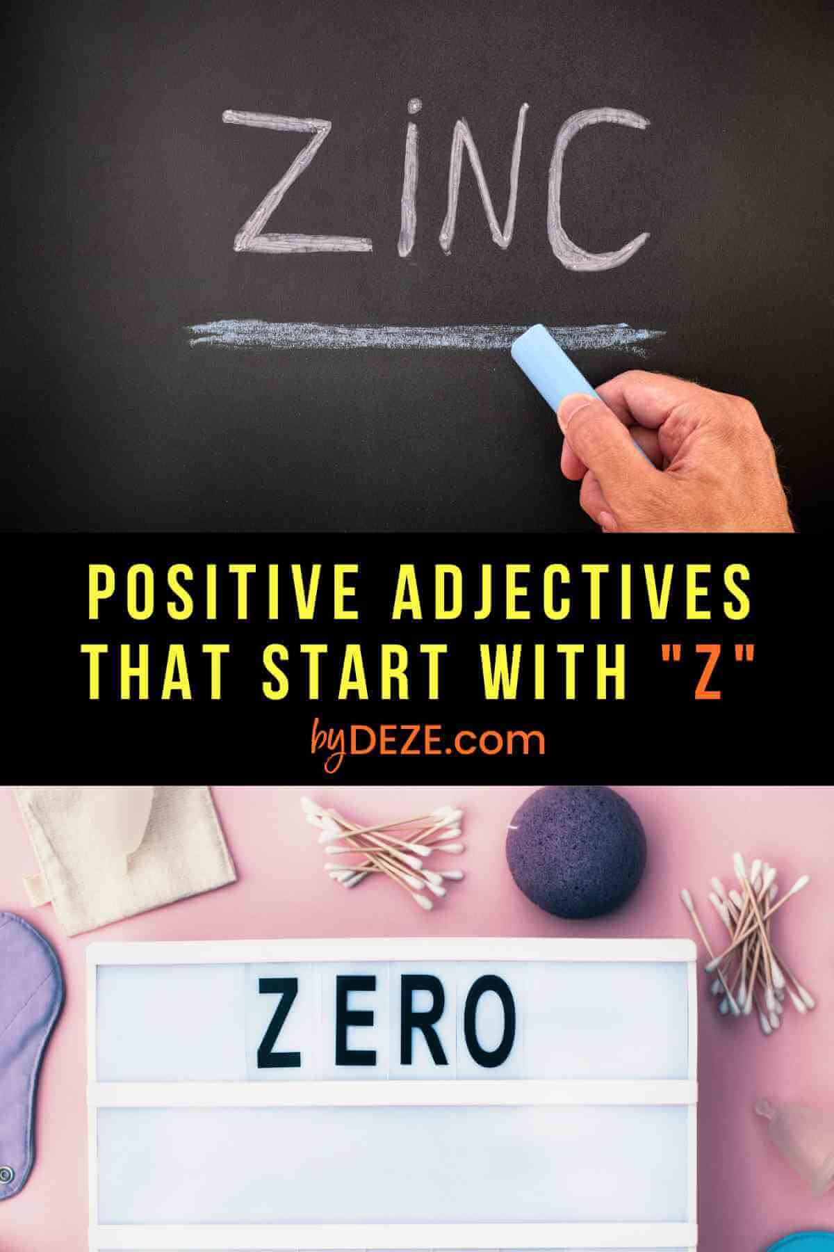 happy z adjectives